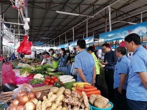 省市場監(jiān)管局組織專家對惠東縣2020年農(nóng)貿(mào)市場食用農(nóng)產(chǎn)品快檢工作開展監(jiān)督及質(zhì)量評價